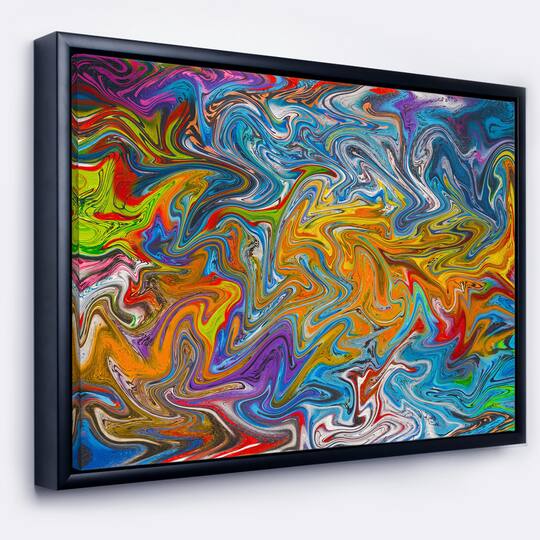 Designart - Fractal Flowing Colors
